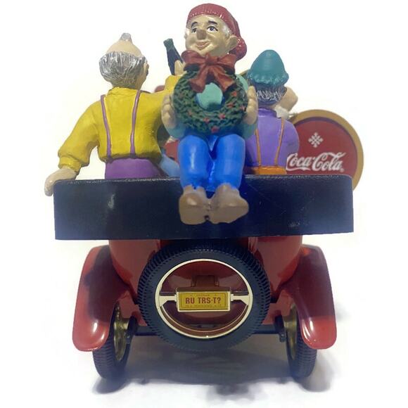 Coca Cola Holiday Touring Car With Santa and Elves Christmas Decor 1998 - Picture 10 of 12